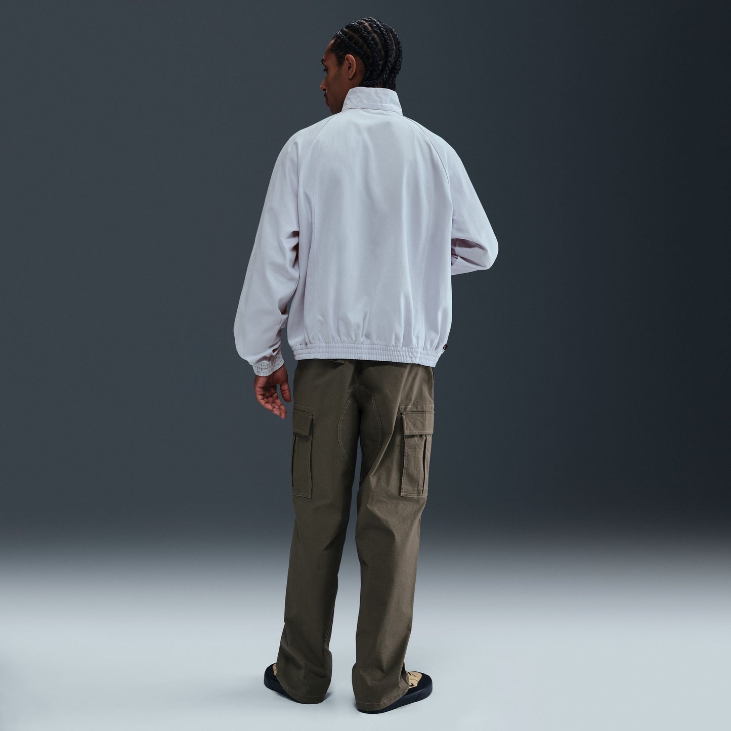 Denim Full-Zip Track Jacket