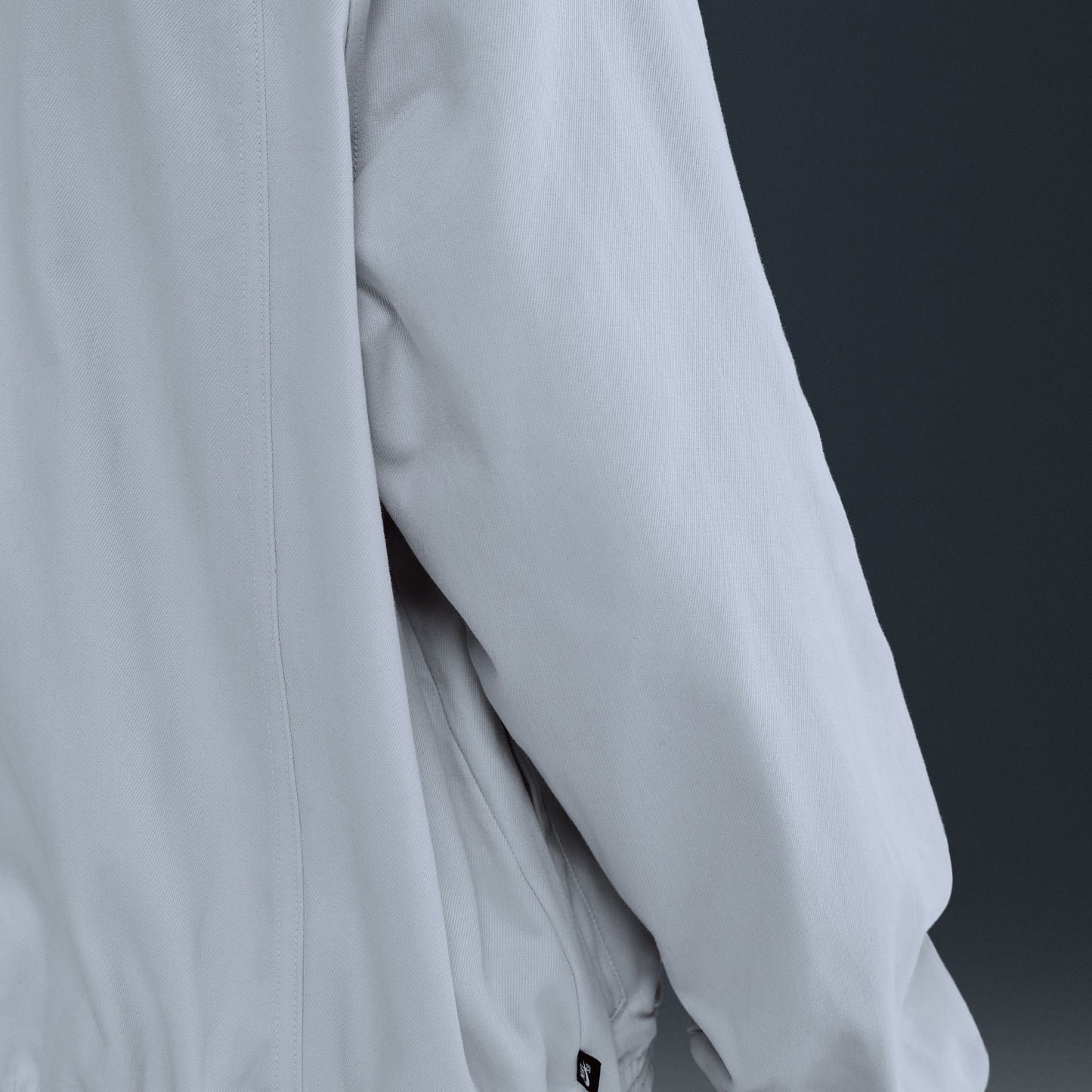 Denim Full-Zip Track Jacket