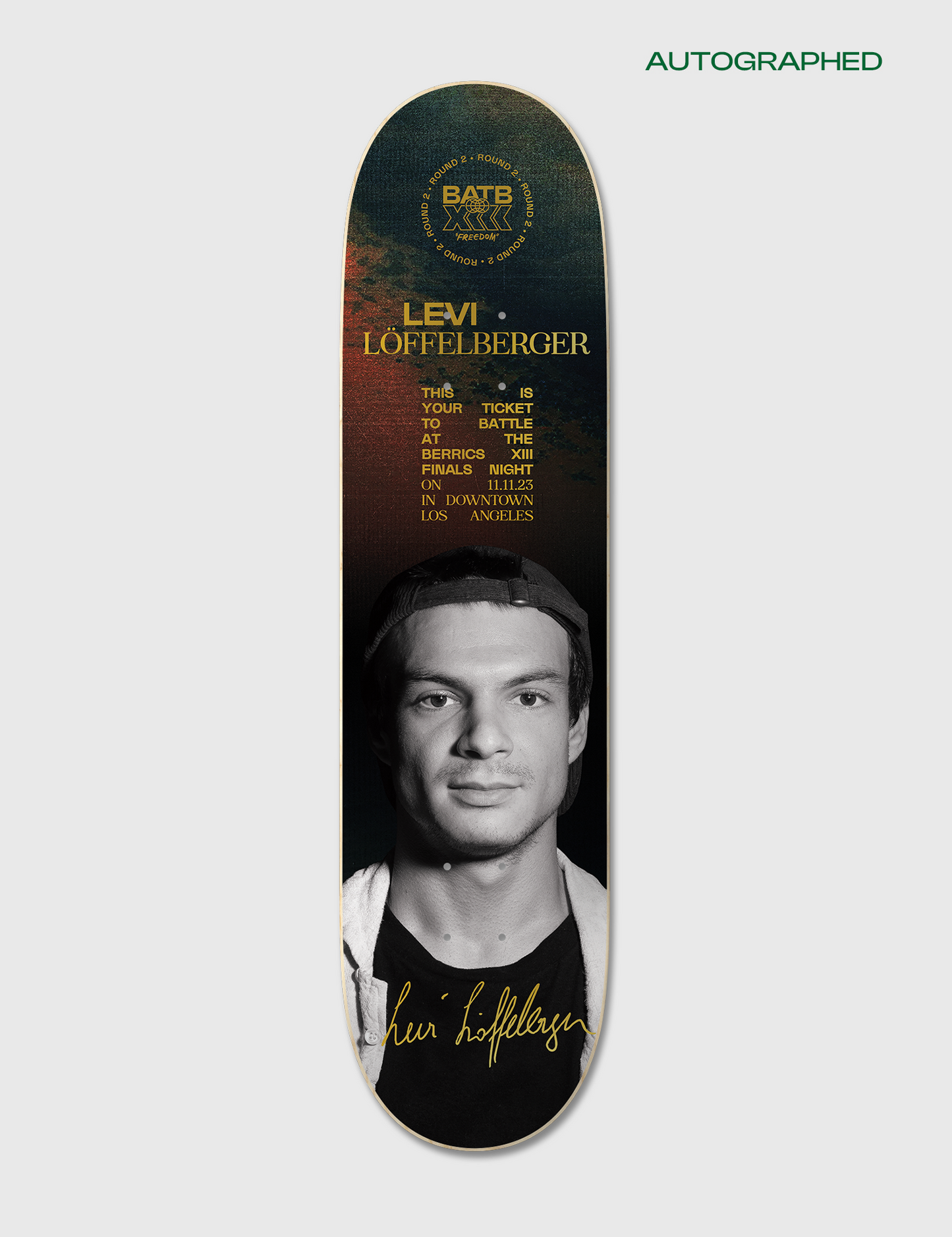 Autographed Levi Loffelberger Round 2 | BATB 13 Ticket Bundle