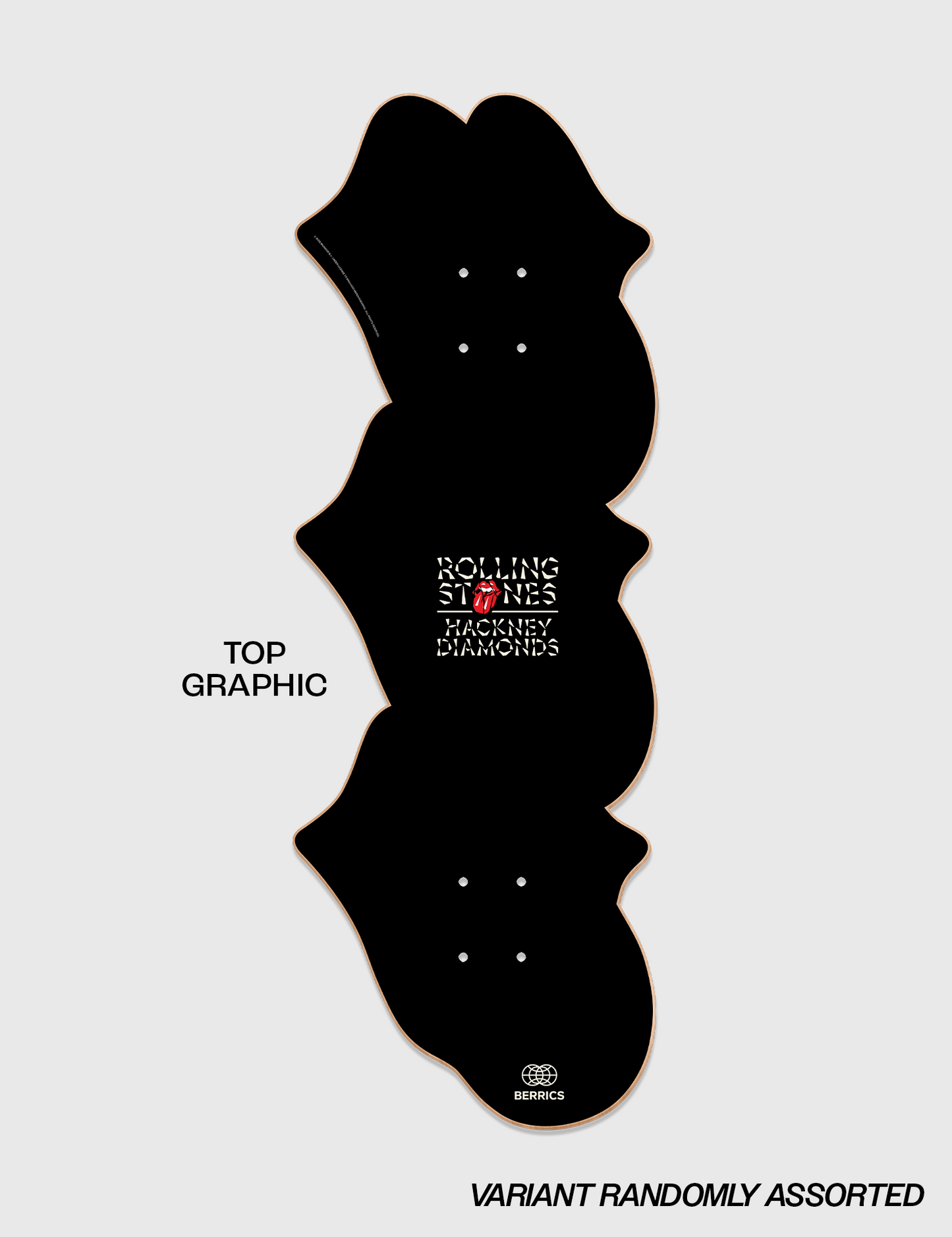 Limited Edition Rolling Stones Hackney Diamonds Skateboard Deck Blind Bag