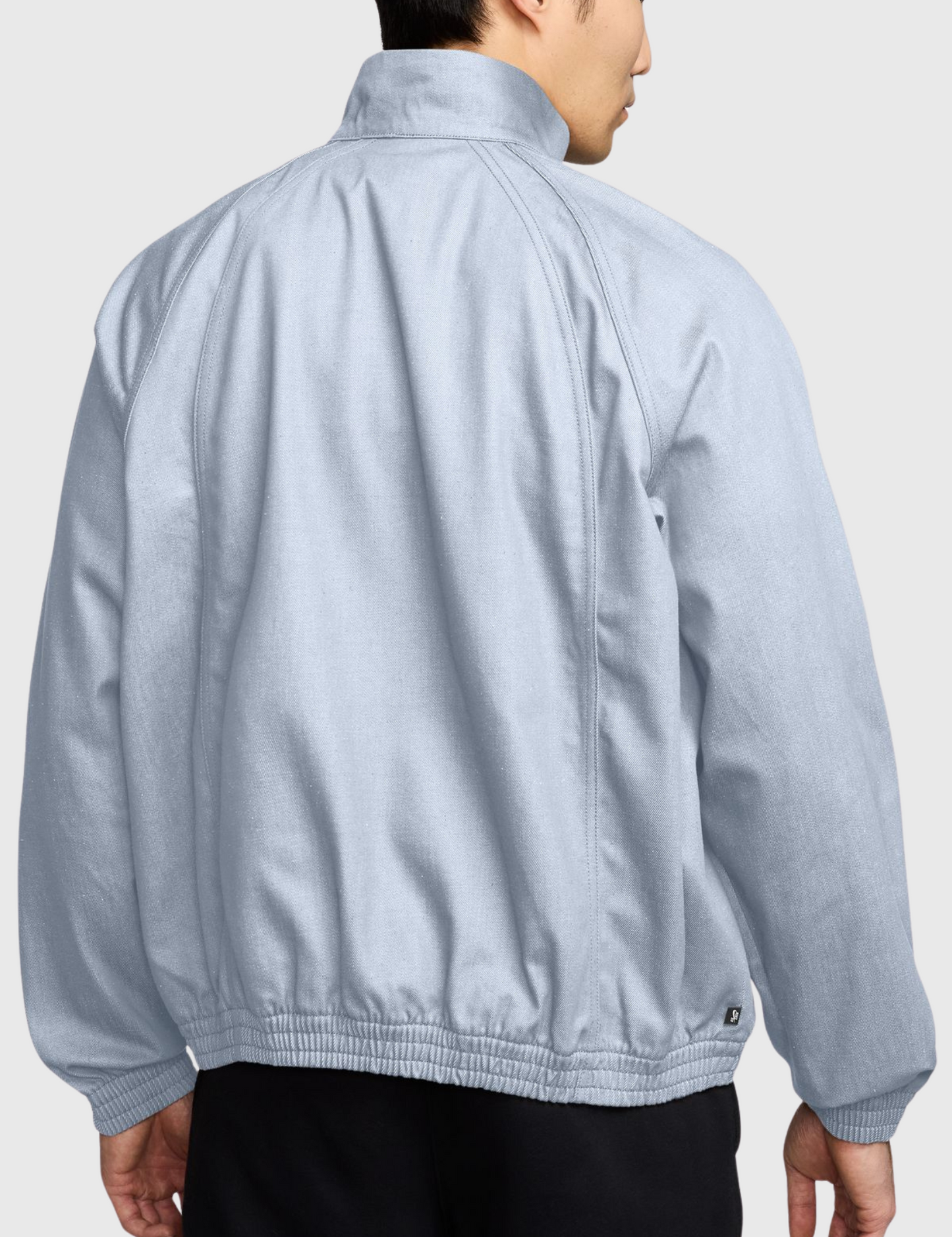 Denim Full-Zip Track Jacket
