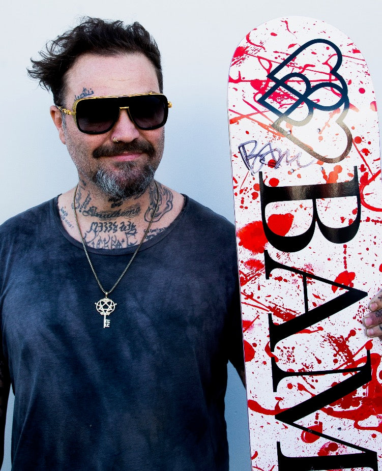 Autographed Bam Margera | Battle Scars Deck