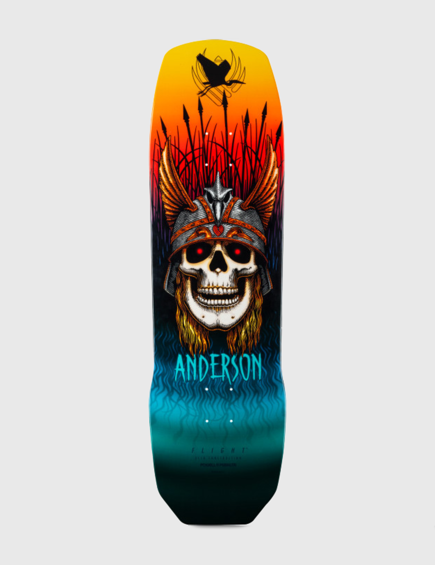 Powell Peralta Pro Andy Anderson Heron FLIGHT® Skateboard Deck - Shape 290 9.13 x 32.8