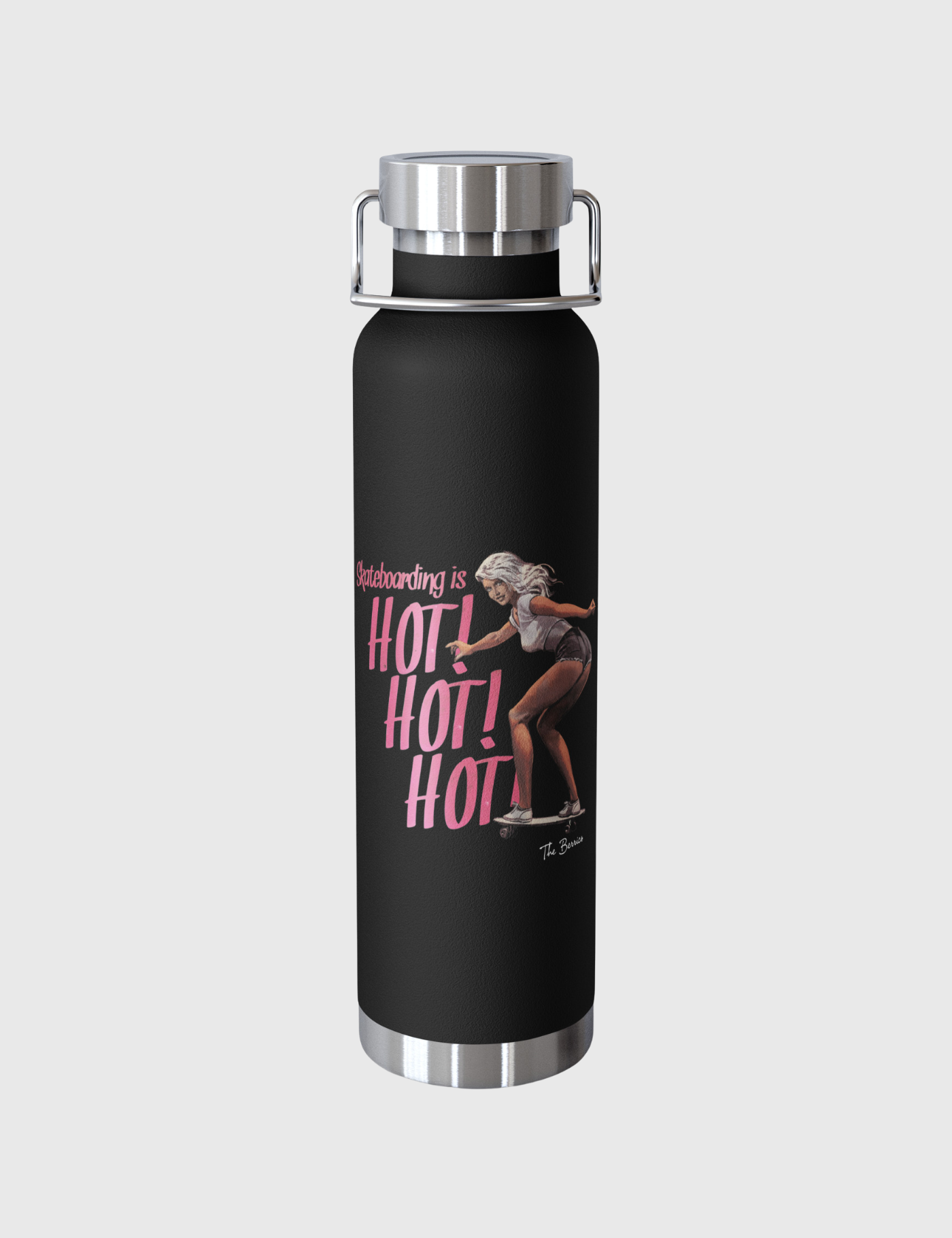"Skateboarding Is Hot Hot Hot" Insulated Bottle