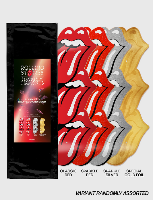 Limited Edition Rolling Stones Hackney Diamonds Skateboard Deck Blind Bag