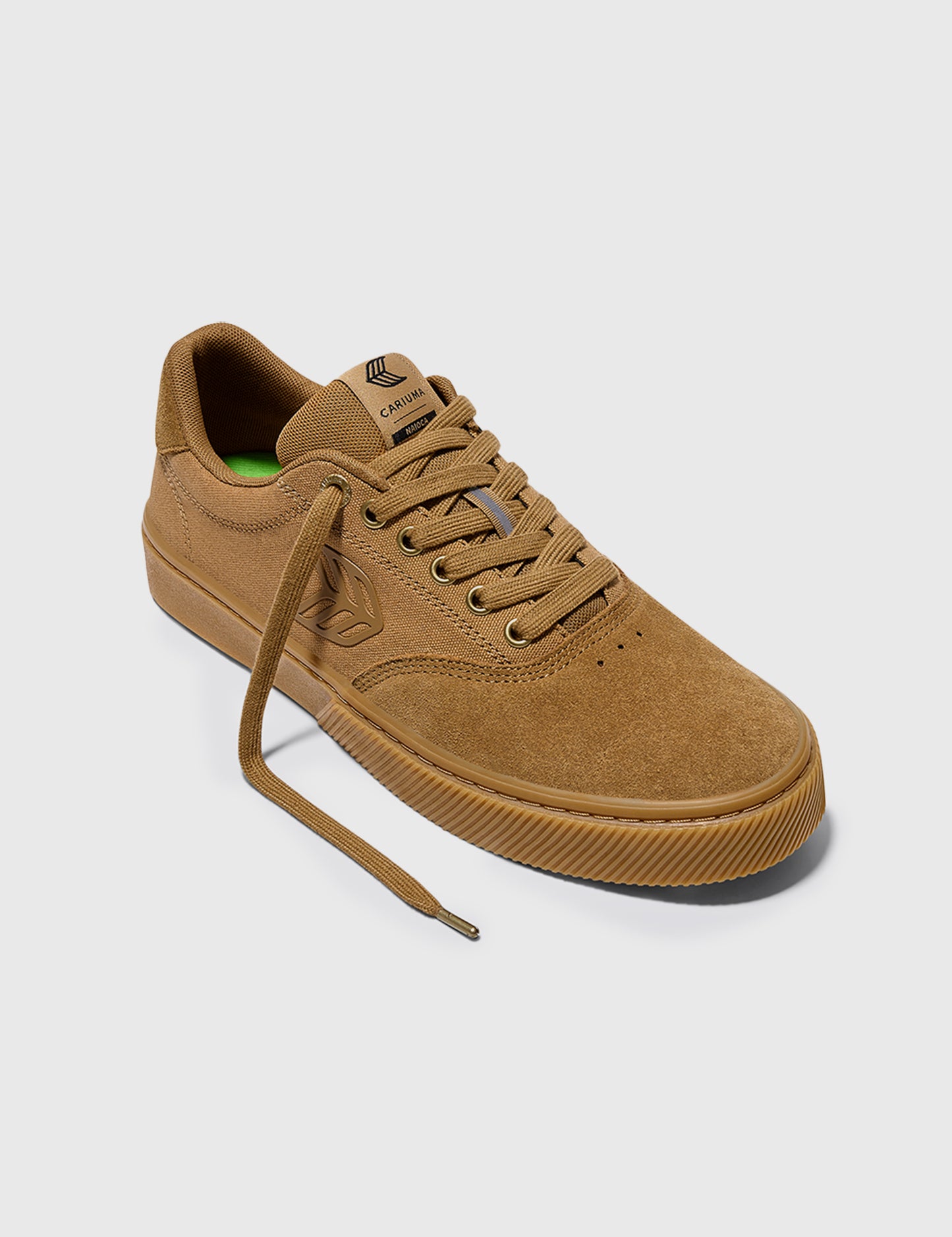 Skatepark of Tampa NAIOCA PRO Gum Camel Suede and Canvas Camel Logo Sneaker Women