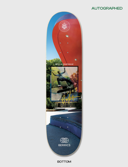 Autographed Eric Koston | Skate Register: West LA Courthouse Deck