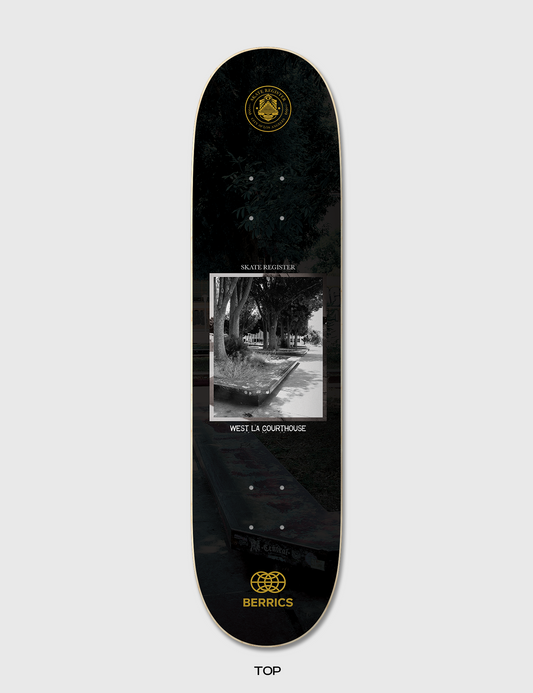 Autographed Eric Koston | Skate Register: West LA Courthouse Deck