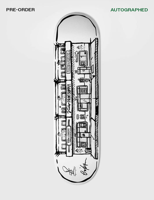Autographed Eric Koston & Steve Berra | Joshua Vides Berrics Mural Deck