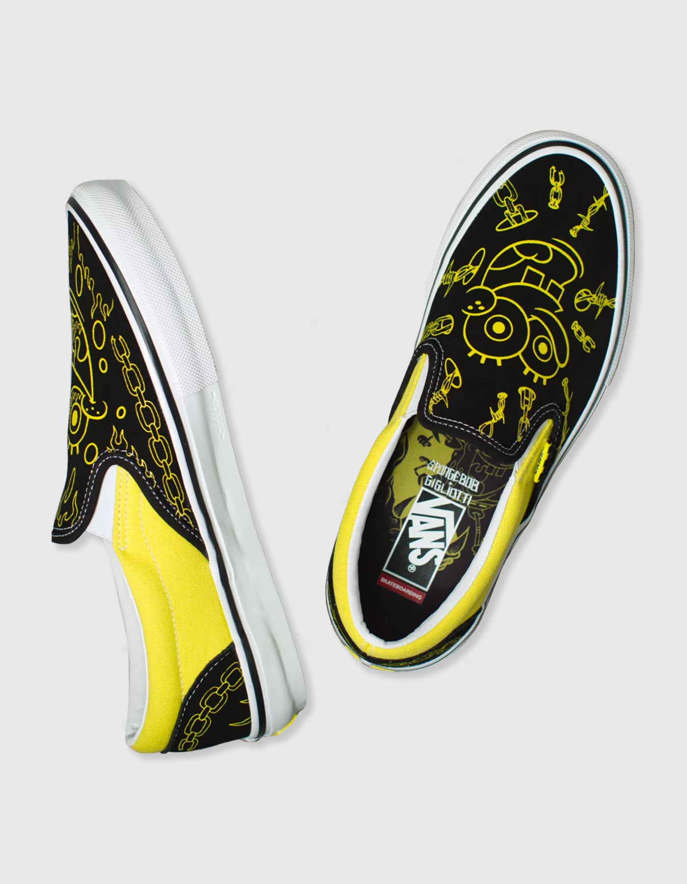 Vans slip on x on sale spongebob