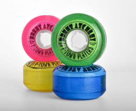 Brent Atchley P-Town Player Cruiser Skate Wheels with Glitter (78a)